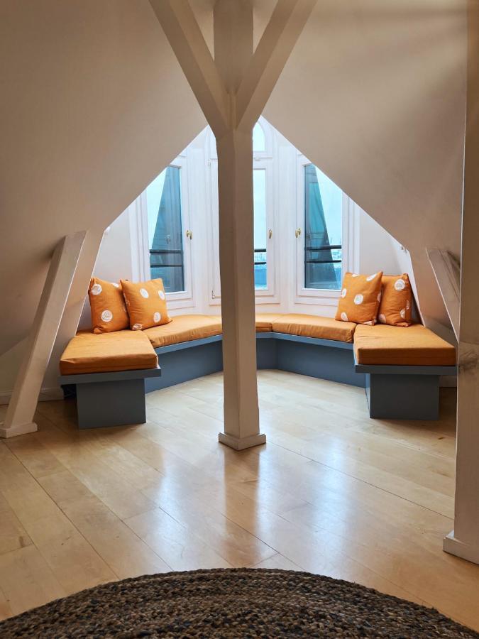 Loft-Panoramablick-Hafen & Elbe! Leilighet Hamburg Eksteriør bilde