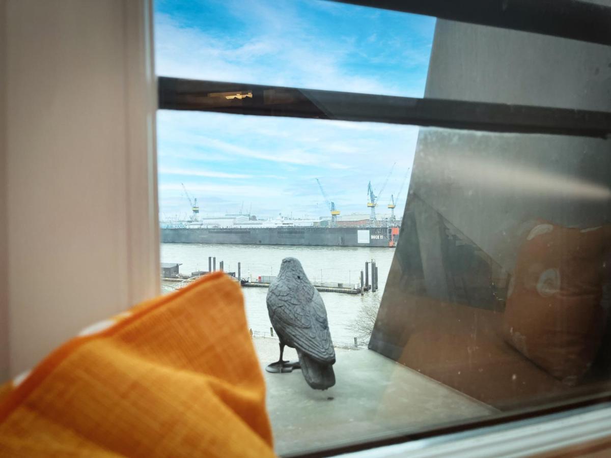 Loft-Panoramablick-Hafen & Elbe! Leilighet Hamburg Eksteriør bilde