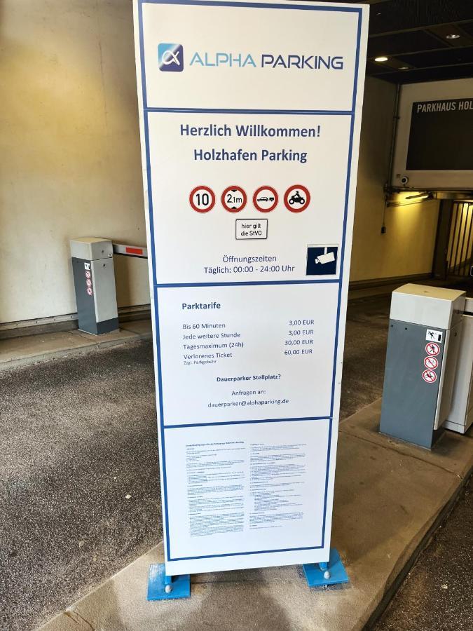 Loft-Panoramablick-Hafen & Elbe! Leilighet Hamburg Eksteriør bilde